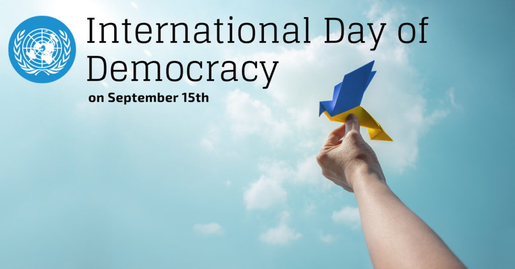 Traditions And Cultures - International Day Of Democracy On September 15th